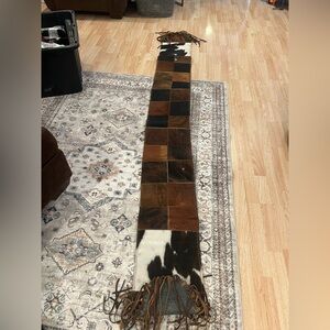 Cowhide Table Runner